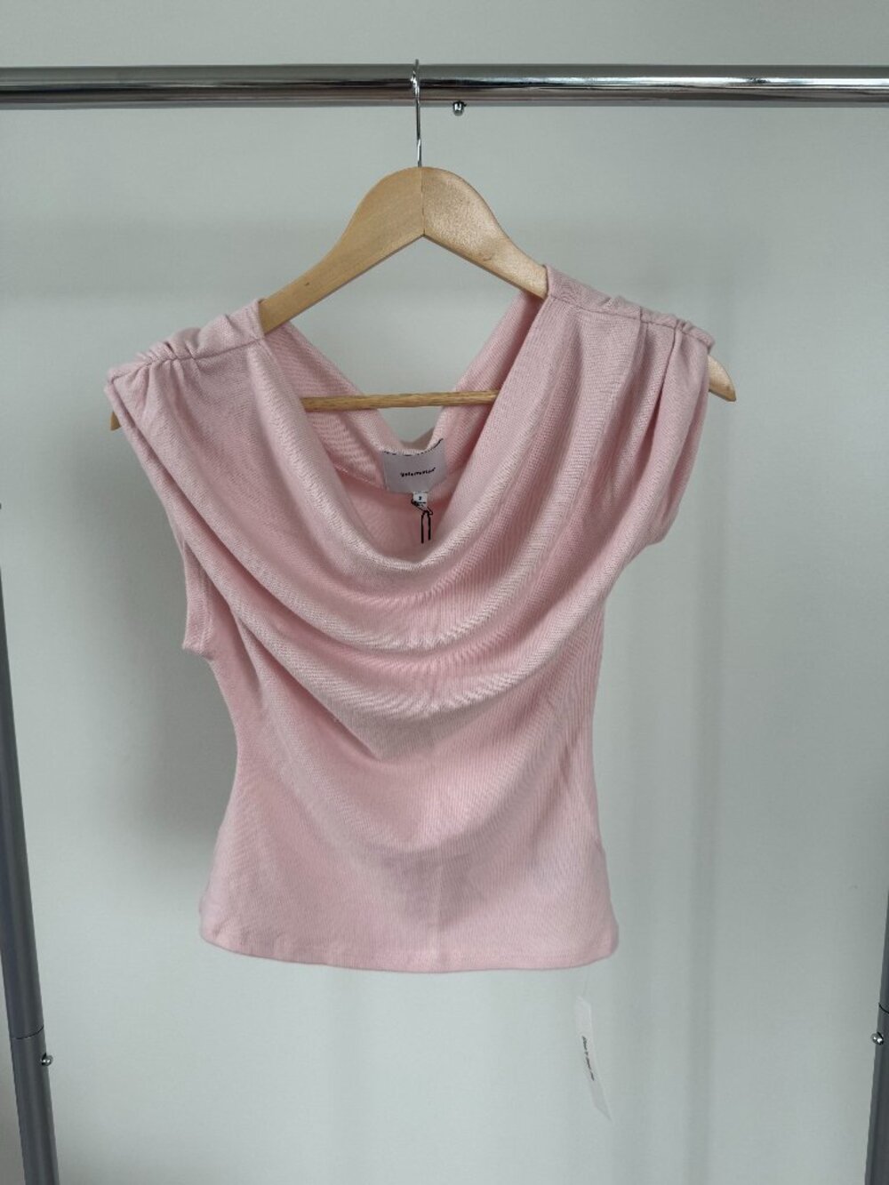Reformation Iris Knit Top in cherry blossom - size S - Picture 3 of 4